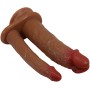PRETTY LOVE GORAN DOBLE DILDO REALiSTICO NATURAL MULATO