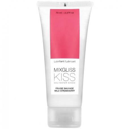 MIXGLISS LUBRICANTE BASE AGUA SABOR A FRESA 70 ML