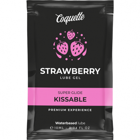COQUETTE CHIC DESIRE POCKET LUBRICANTE KISSABLE BASE AGUA FRESA 10 ML