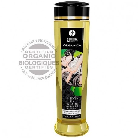 SHUNGA ACEITE DE MASAJE ORGaNICO NATURAL 240 ML