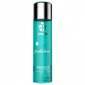 SWEDE FRUITY LOVE ACEITE EFECTO CALOR GROSELLA NEGRA Y LIMA 120 ML