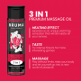BRUMA ACEITE DE MASAJE PREMIUM EFECTO CALOR SABOR FRESA 3 EN 1 100 ML