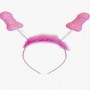 DIABLO PICANTE 6 UDS ANTENAS PITO ROSA PURPURINA