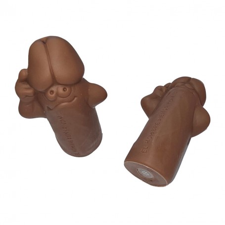 DIABLO PICANTE SILBATO CON FORMA DE PENE COLOR MULATO