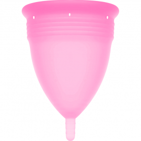 STERCUP COPA MENSTRUAL FDA SILICONA ROSA TALLA L