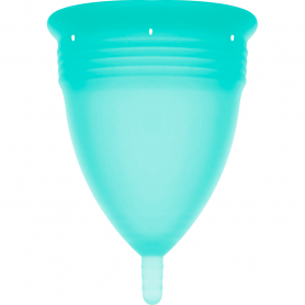 STERCUP COPA MENSTRUAL FDA SILICONA AQUAMARINA TALLA S
