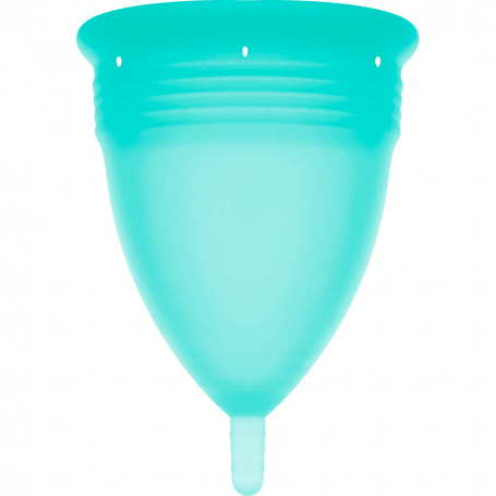 STERCUP COPA MENSTRUAL FDA SILICONA AQUAMARINA TALLA S