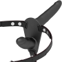 FETISH SUBMISSIVE HARNESS DOBLE PENETRACIoN NEGRO