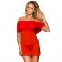 SUBBLIME SET BABYDOLL TANGA ROJO S M