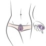 ROCKS OFF KNICKERBOCKER GLORY VIBRADOR DISCREET PANTY ROSA