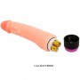 BAILE VIBRADOR REALiSTICO FLEXIBLE NATURAL 24 CM