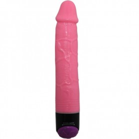 BAILE COLORFUL SEX VIBRADOR REALiSTICO ROSA 23 CM