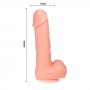 BAILE DONG DILDO REALiSTICO VIBRACIoN Y ROTACIoN 20 CM