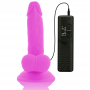 DIVERSIA DILDO REALiSTICO FLEXIBLE CON VIBRACIoN MORADO 17 CM O 33 CM