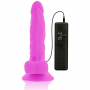 DIVERSIA DILDO REALiSTICO FLEXIBLE CON VIBRACIoN LILA 18 CM O 4 CM