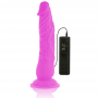 DIVERSIA DILDO REALiSTICO FLEXIBLE CON VIBRACIoN LILA 21 CM O 49 CM