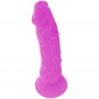 DIVERSIA DILDO REALiSTICO FLEXIBLE CON VIBRACIoN LILA 21 CM O 49 CM