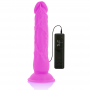 DIVERSIA DILDO REALiSTICO FLEXIBLE CON VIBRACIoN LILA 21 CM O 49 CM