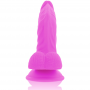 DIVERSIA DILDO REALiSTICO FLEXIBLE CON VIBRACIoN LILA 215 CM O 45 CM