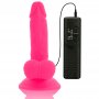 DIVERSIA DILDO REALiSTICO FLEXIBLE CON VIBRACIoN ROSA 17 CM O 33 CM