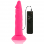 DIVERSIA DILDO REALiSTICO FLEXIBLE CON VIBRACIoN ROSA 23 CM O 43 CM