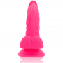 DIVERSIA DILDO REALiSTICO FLEXIBLE CON VIBRACIoN ROSA 215 CM O 45 CM
