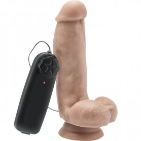 GET REAL DILDO 12 CM CON TESTiCULOS VIBRADOR NATURAL