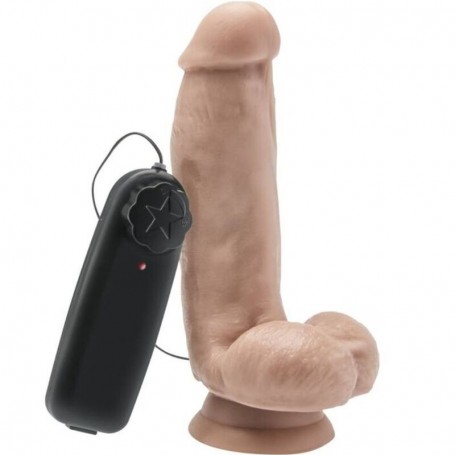 GET REAL DILDO 12 CM CON TESTiCULOS VIBRADOR NATURAL