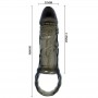 BAILE FUNDA EXTENSORA PENE CON STRAP PARA TESTiCULOS 115 CM