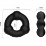 CRAZY BULL ANILLO SILICONA SUPER SUAVE CON NODULOS