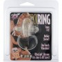 SEVEN CREATIONS ANILLO VIBRADOR DE SILICONA TRANSPARENTE