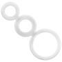 ADDICTED TOYS SET ANILLOS PENE Y TESTiCULOS CLEAR