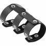 DARKNESS ANILLO DOBLE PENE Y TESTiCULOS AJUSTABLE LEATHER