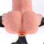 FETISH FANTASY SERIES ARNeS AJUSTABLE CONTROL REMOTO PENE REALiSTICO CON TESTiCULOS RECARGABLE Y VIBRADOR 15 CM