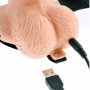 FETISH FANTASY SERIES ARNeS AJUSTABLE CONTROL REMOTO PENE REALiSTICO CON TESTiCULOS RECARGABLE Y VIBRADOR 15 CM