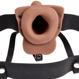 FETISH FANTASY SERIES ARNeS AJUSTABLE PENE REALiSTICO CON TESTiCULOS RECARGABLE Y VIBRADOR 15 CM