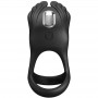 PRETTY LOVE SILAS ANILLO VIBRADOR 7 VIBRACIONES SILICONA NEGRO