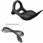 PRETTY LOVE SILAS ANILLO VIBRADOR 7 VIBRACIONES SILICONA NEGRO