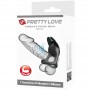 PRETTY LOVE SILAS ANILLO VIBRADOR 7 VIBRACIONES SILICONA NEGRO