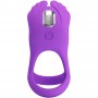PRETTY LOVE SILAS ANILLO VIBRADOR 7 VIBRACIONES SILICONA LILA