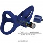 PRETTY LOVE MAT DOBLE ANILLO CON VIBRACIoN ESTIMULADOR AZUL