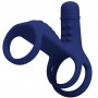 PRETTY LOVE ELISH ANILLO VIBRADOR CON EXTENSIoN AZUL