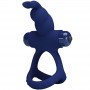 PRETTY LOVE LUCHITO DOBLE ANILLO VIBRADOR RABBIT AZUL