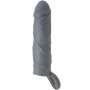 PRETTY LOVE FUNDA DE PENE DE PIEL REALiSTICA GRIS OSCURO