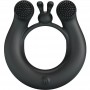 PRETTY LOVE DAHLIA ANILLO VIBRADOR ESTIMULADOR DE CLiTOIS 12 VIBRACIONES NEGRO