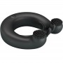 PRETTY LOVE DAHLIA ANILLO VIBRADOR ESTIMULADOR DE CLiTOIS 12 VIBRACIONES NEGRO