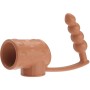 PRETTY LOVE FUNDA PARA PENE CON PLUG ANAL NATURAL