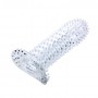 BAILE FUNDA PARA PENE CON PUNTOS ESTIMULANTES ROSA 14 CM