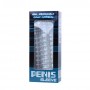 BAILE FUNDA PARA PENE CON PUNTOS ESTIMULANTES TRANSPARENTE 14 CM