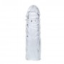 BAILE FUNDA LILA PARA EL PENE EN SILICONA ADAPTABLE 13 CM